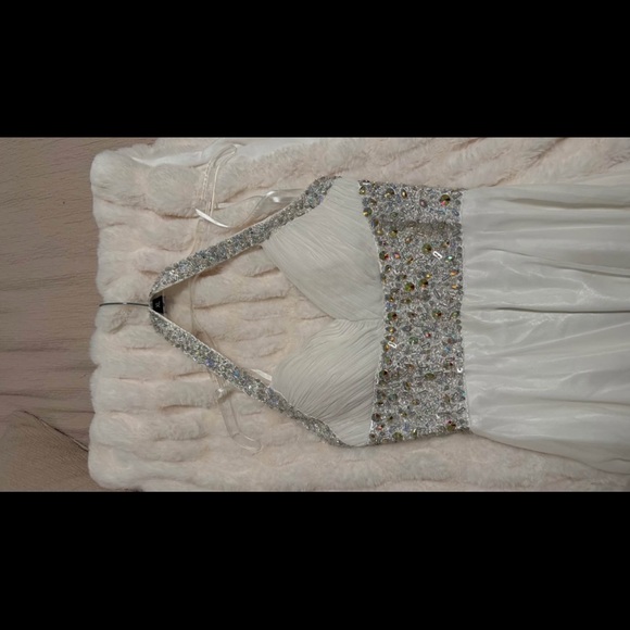 Sherri Hill Dresses & Skirts - Sherri Hill White and Silver Prom Dress